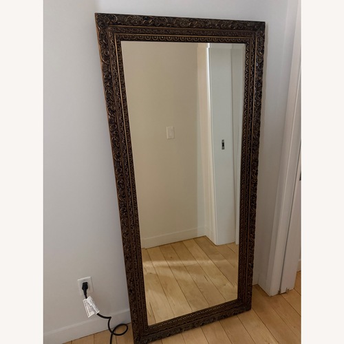 Used Bombay Company Gold Wood Wall Mirror for sale on AptDeco