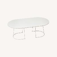  Muuto Airy White Wood Coffee Table