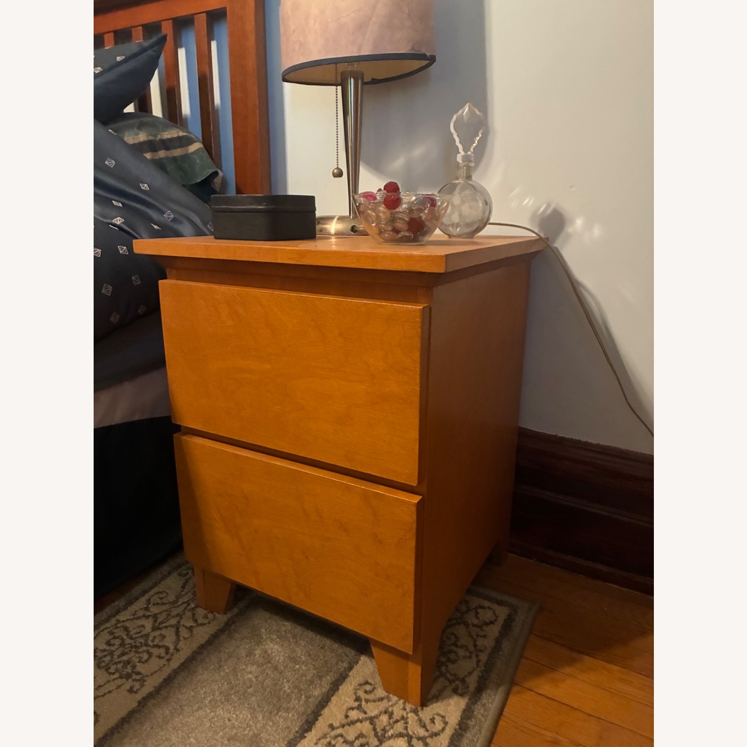 Light Brown Wood Nightstands - image-3