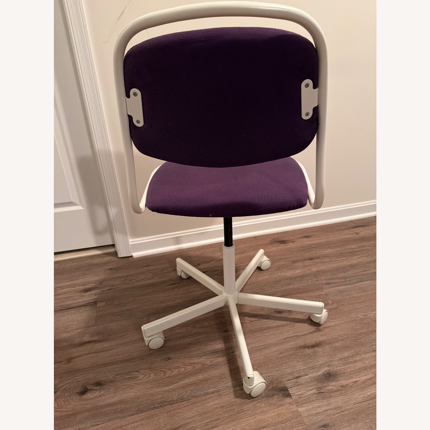 IKEA ÖRFJÄLL Purple Fabric Office Chair - image-2
