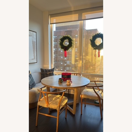 Used Natural Wood Breakfast Table for sale on AptDeco