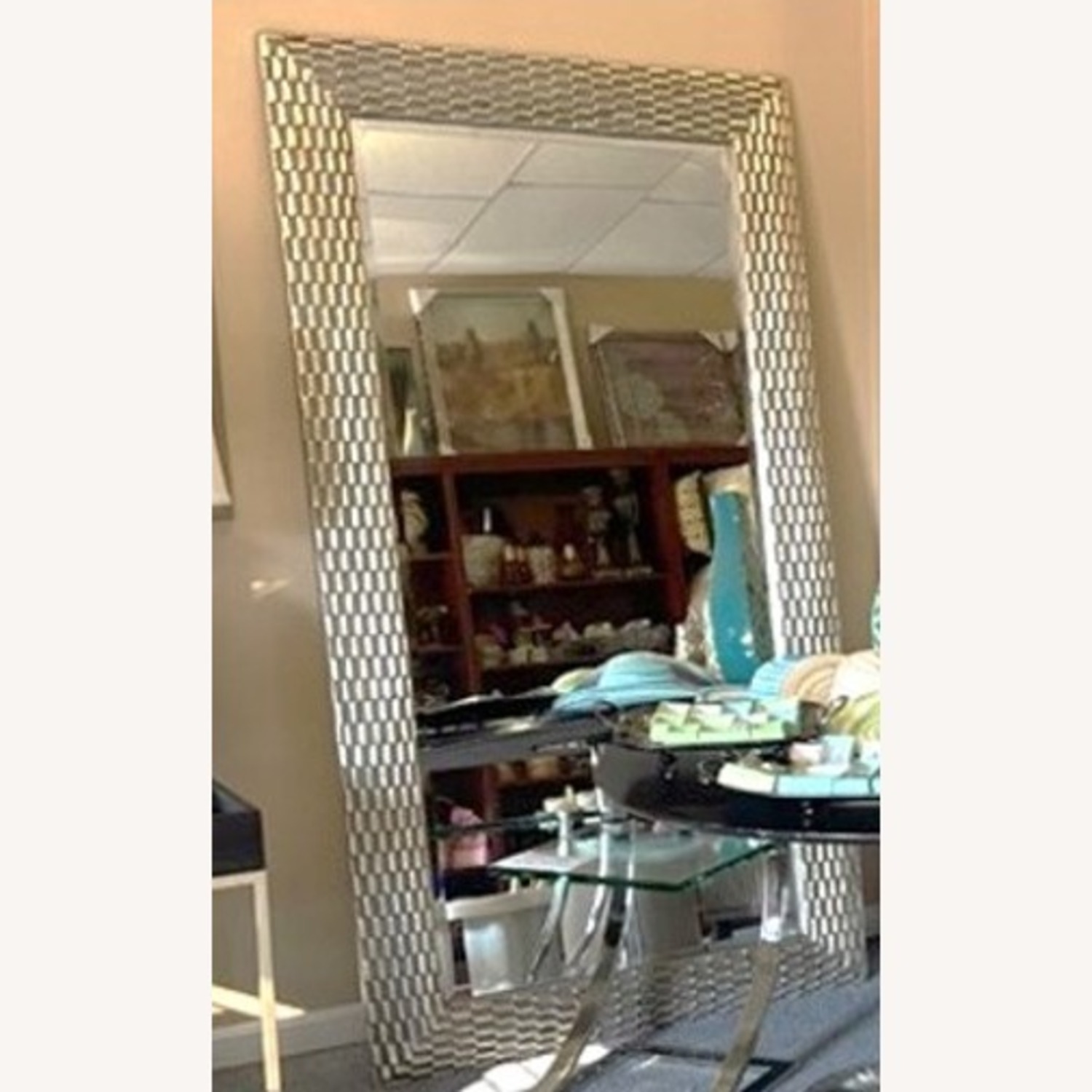Silver Wall Mirror - image-2