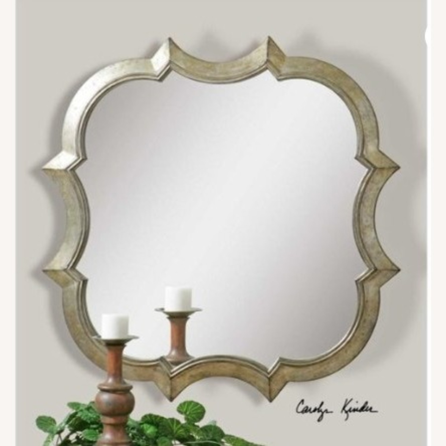 Uttermost Farista Silver Wall Mirror - image-1