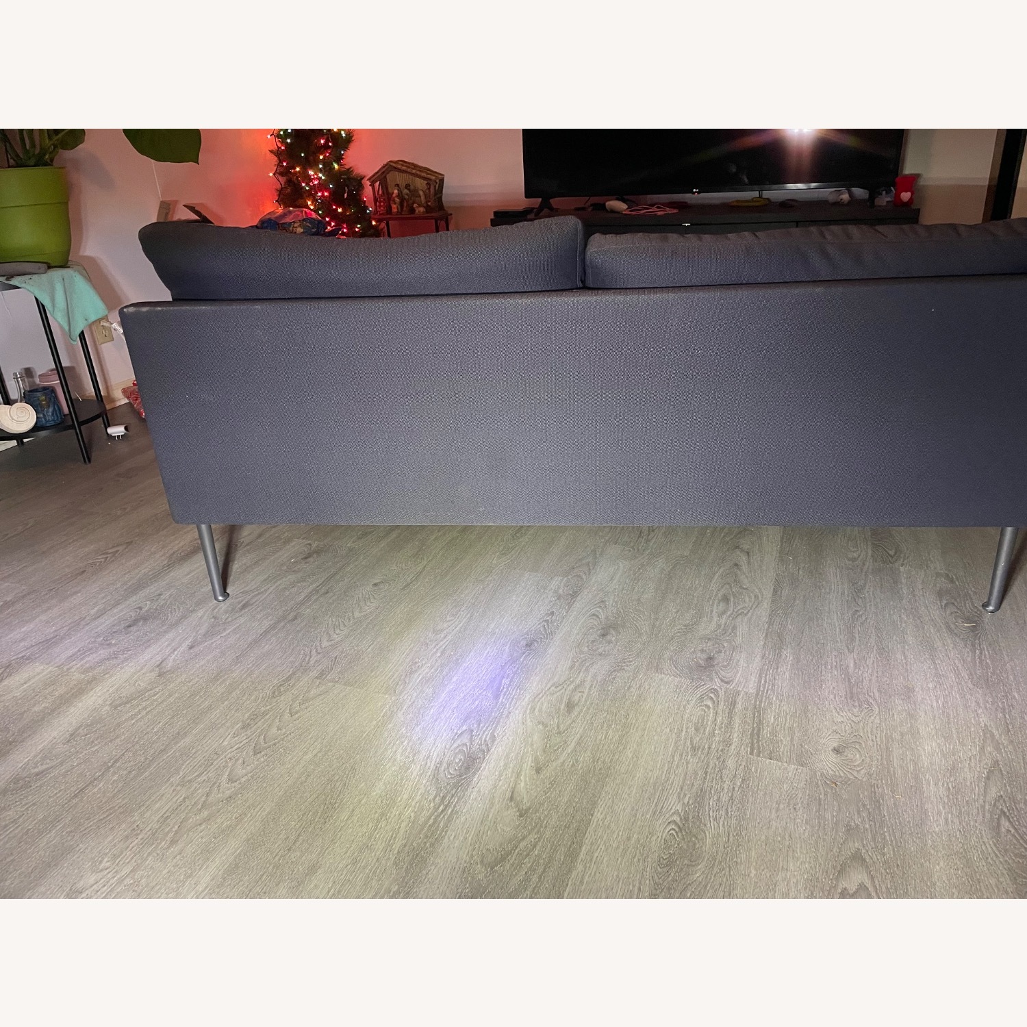 Arper Blue Fabric 2 Seater Sofa - image-4