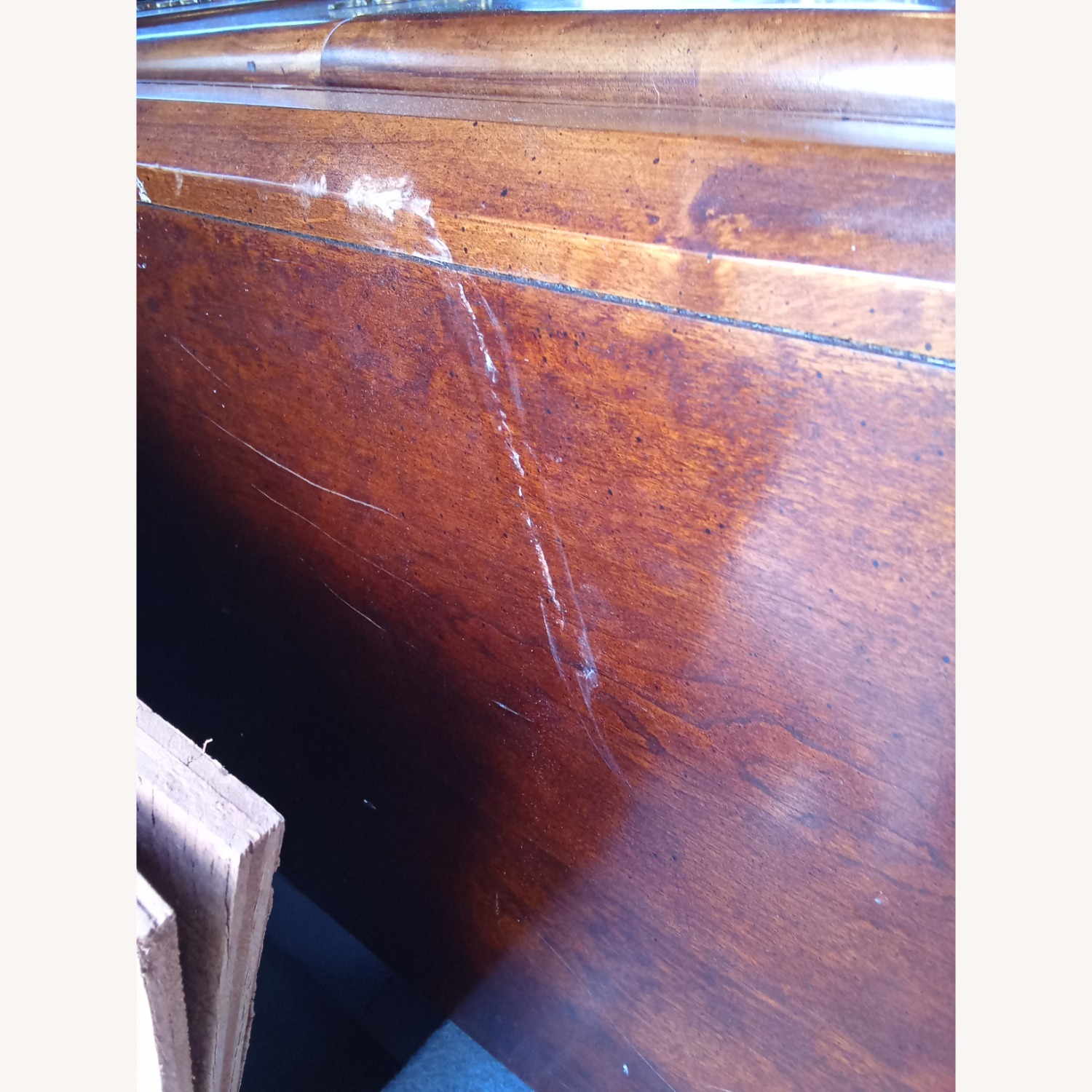 Queen Anne Tall Brown Dresser - image-2