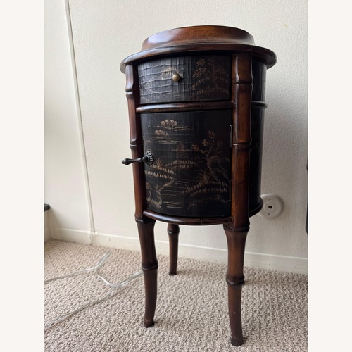 Used Natural Wood Side Table for sale on AptDeco