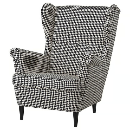 Used IKEA Strandmmon Fabric Accent Chair for sale on AptDeco