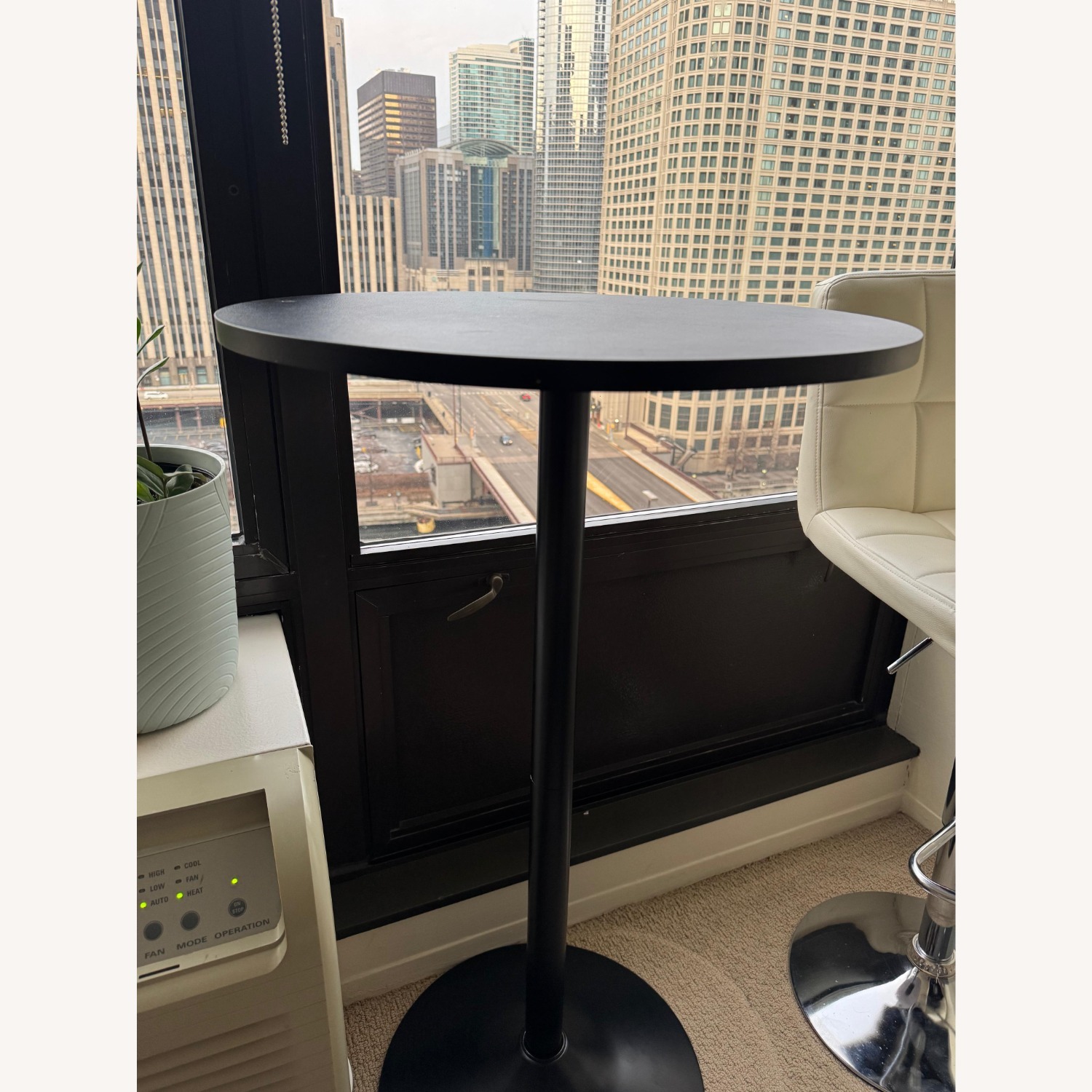 Black Metal Coffee Table - image-1