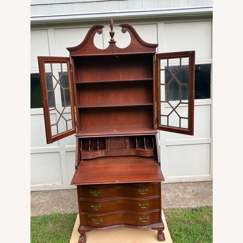 Used Vintage Mahogany Secretary Desk with Hutch for sale on AptDeco