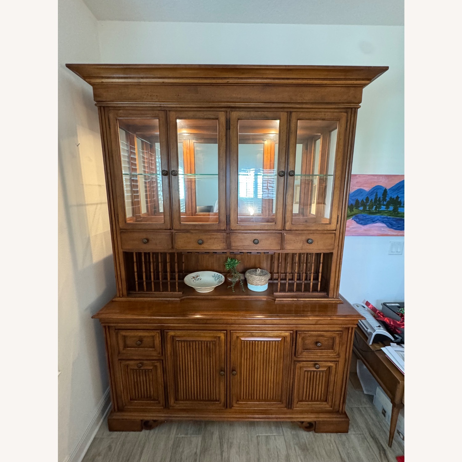 Tommy Bahama Dark Brown Wood Armoire - image-1