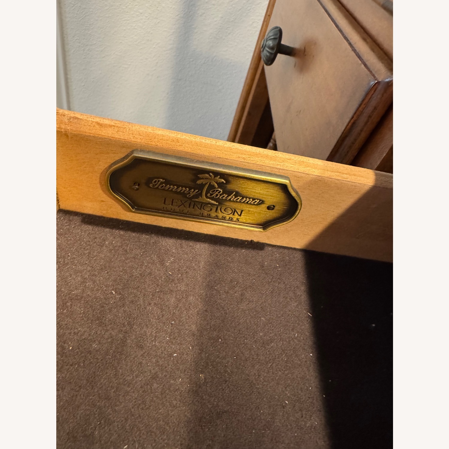 Tommy Bahama Dark Brown Wood Armoire - image-3