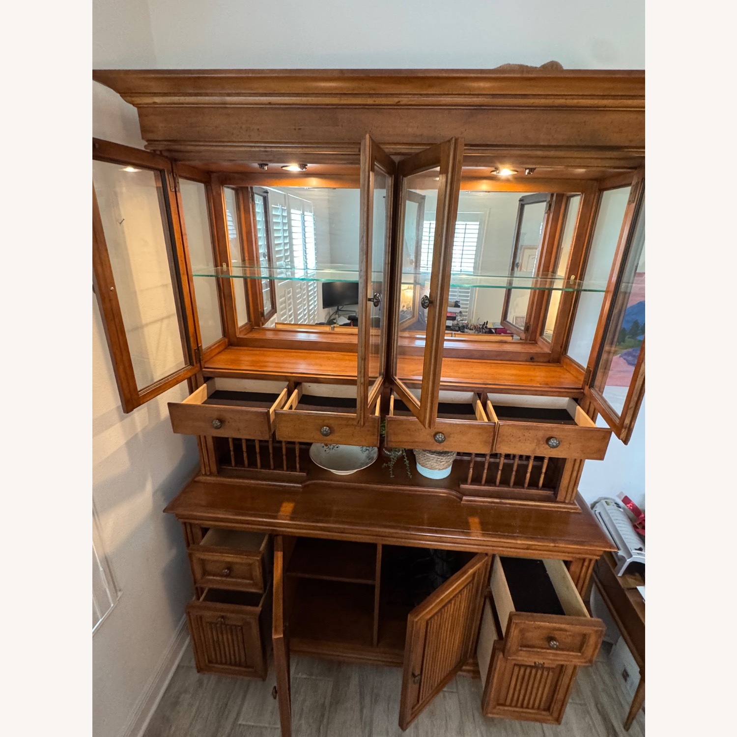 Tommy Bahama Dark Brown Wood Armoire - image-5