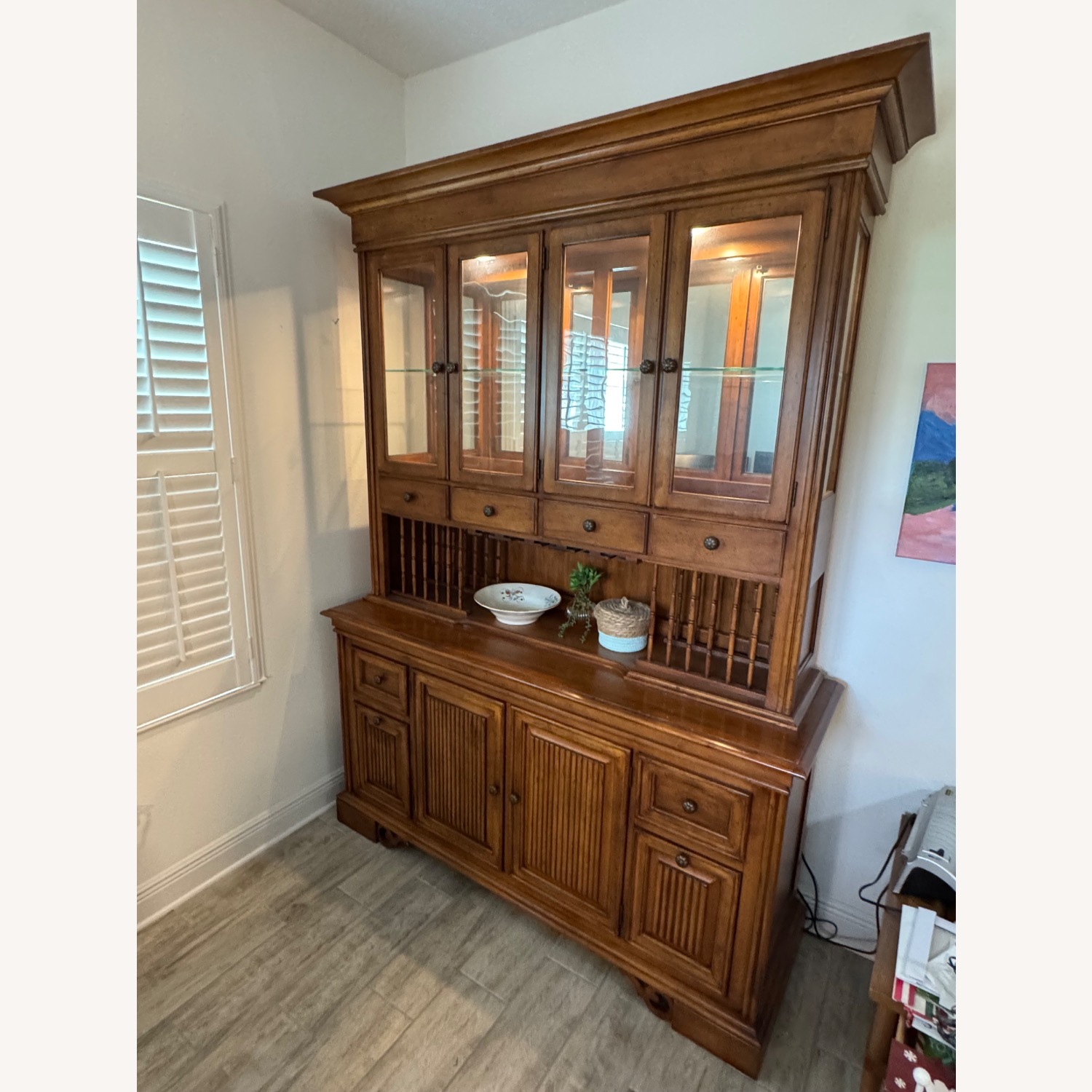 Tommy Bahama Dark Brown Wood Armoire - image-2