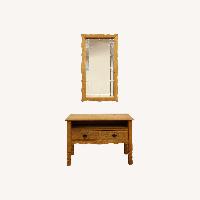 Vintage Danish Oak Entry Set