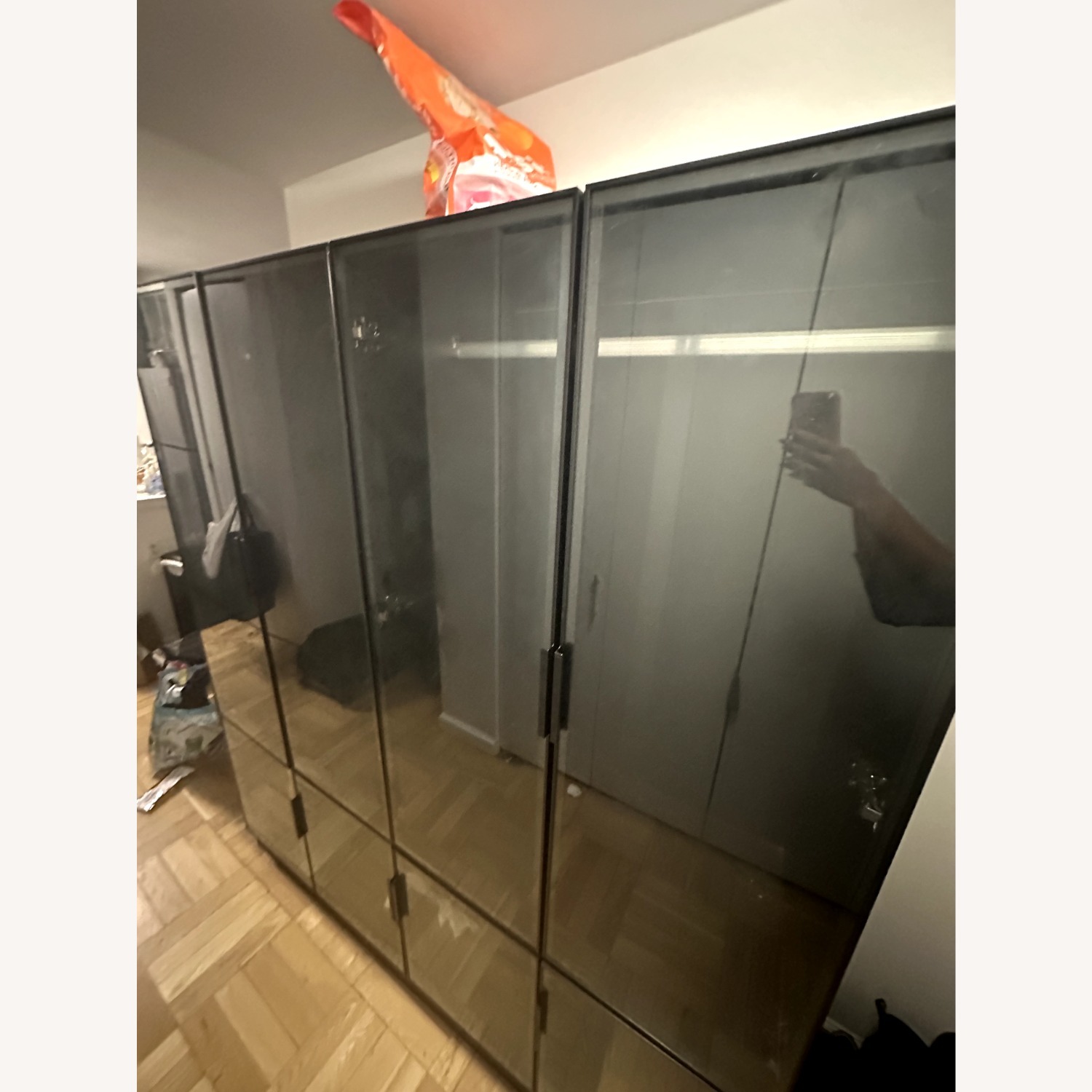 Rebrilliant Black Wood Armoire - image-4