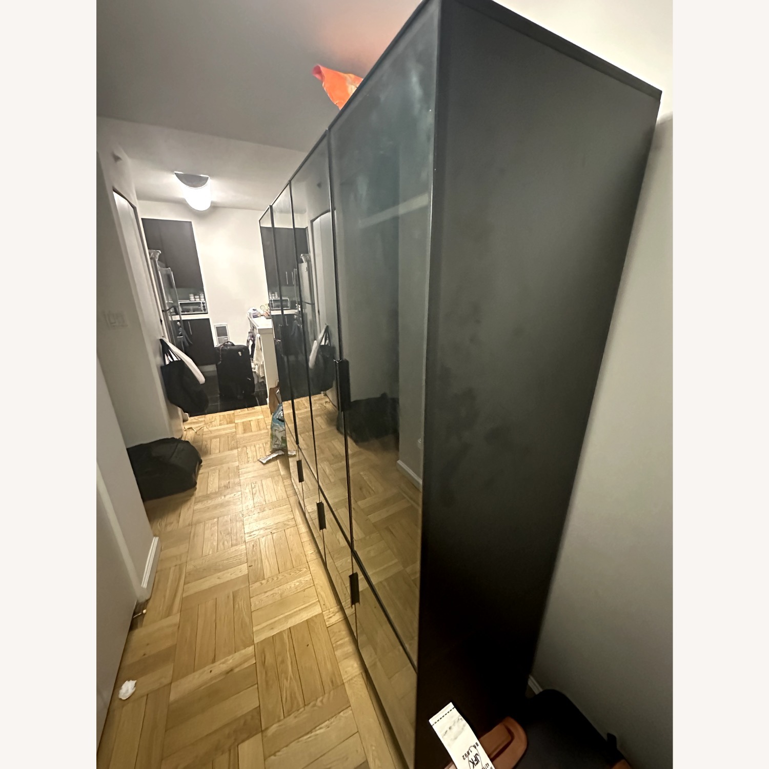 Rebrilliant Black Wood Armoire - image-1