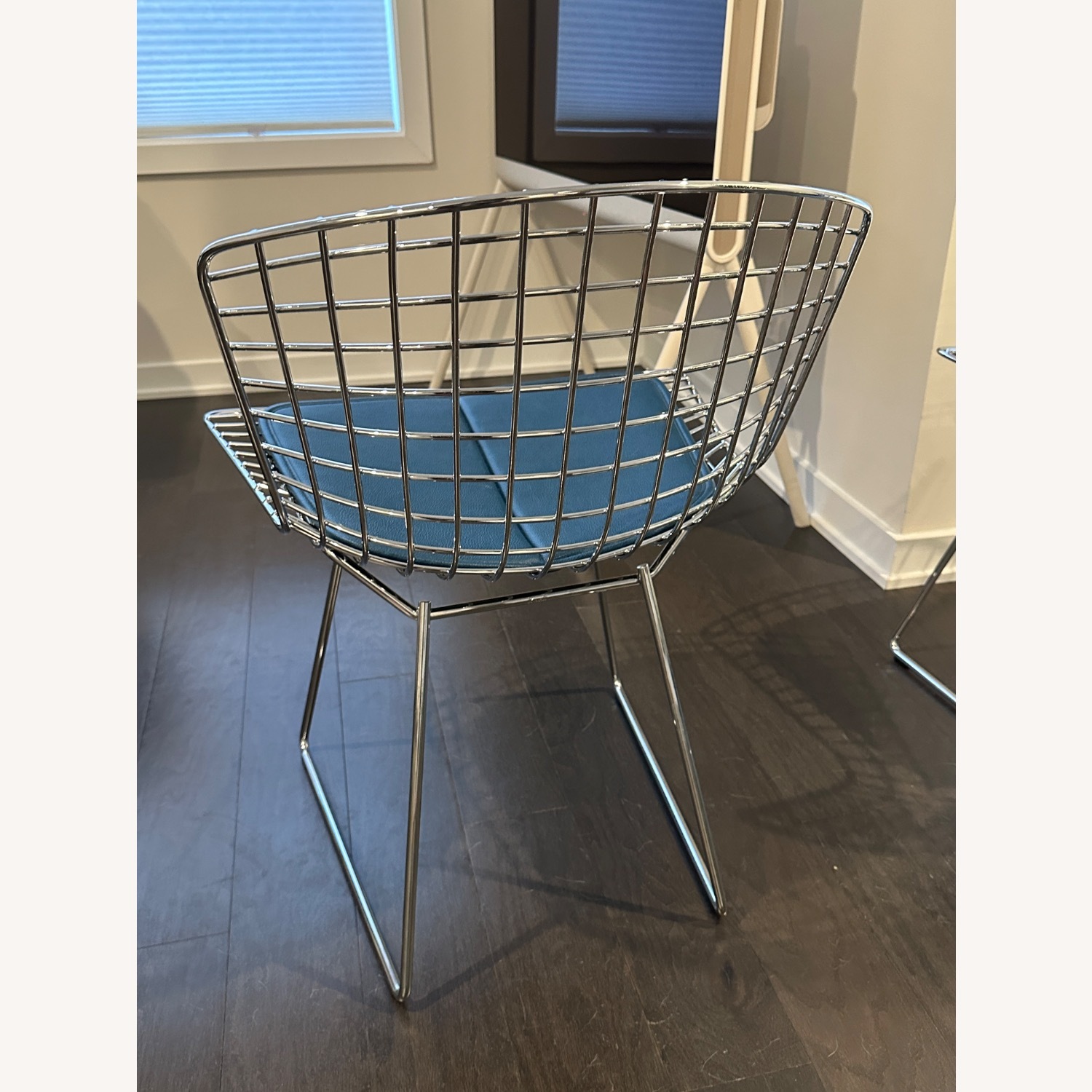 Knoll Bertoia White Metal Dining Chairs - image-5