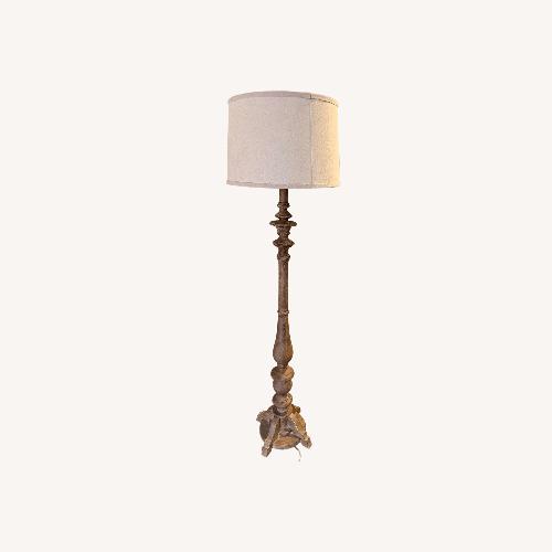 Used Ashley Furniture White Floor Lamp for sale on AptDeco