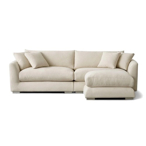 Used CitiModern Beige 4 Seater Sofa + Ottoman for sale on AptDeco