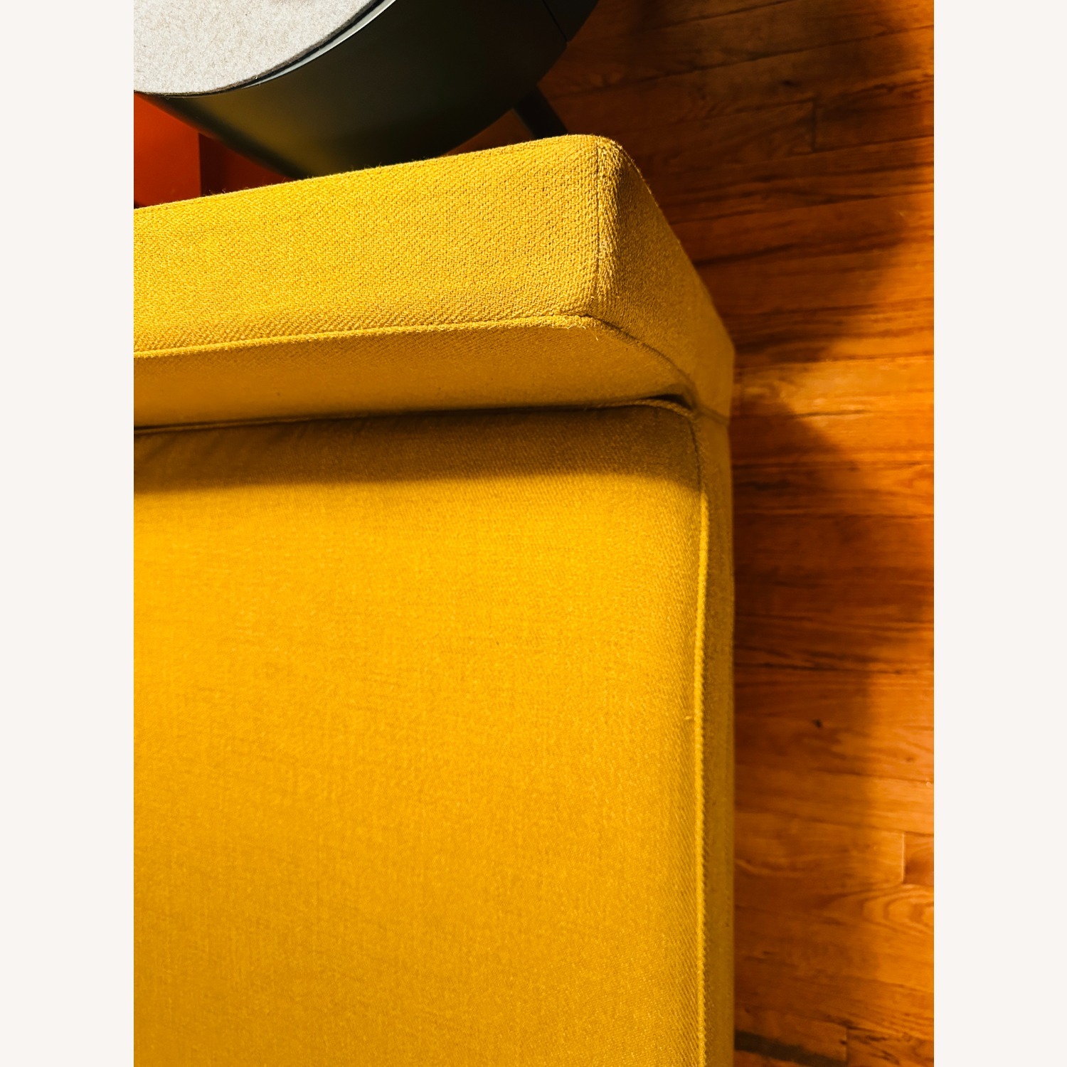 West Elm Drake Yellow Fabric 3+ Seater Sofa - image-5
