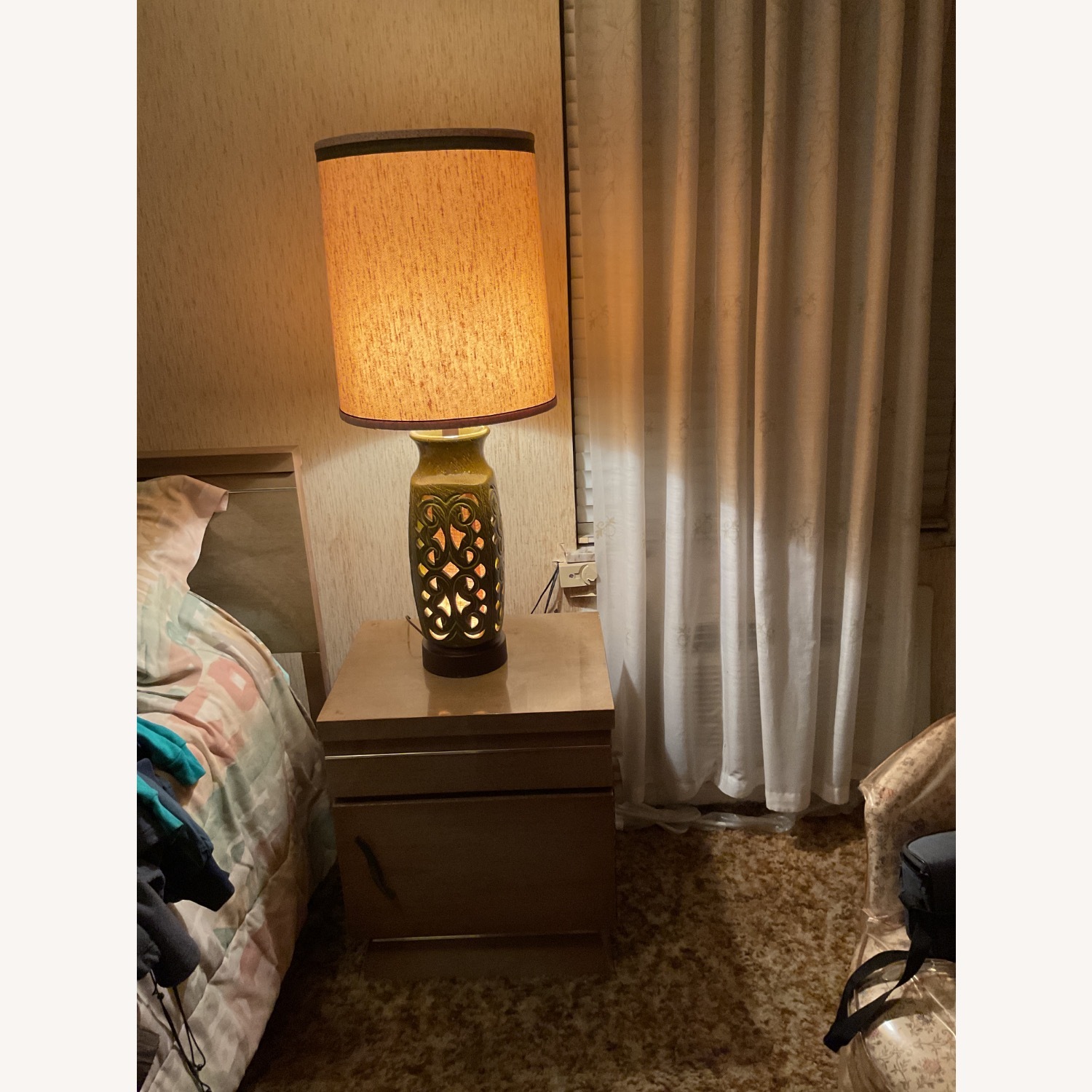 Mid-Century Modern Ceramic Table Lamp - image-2