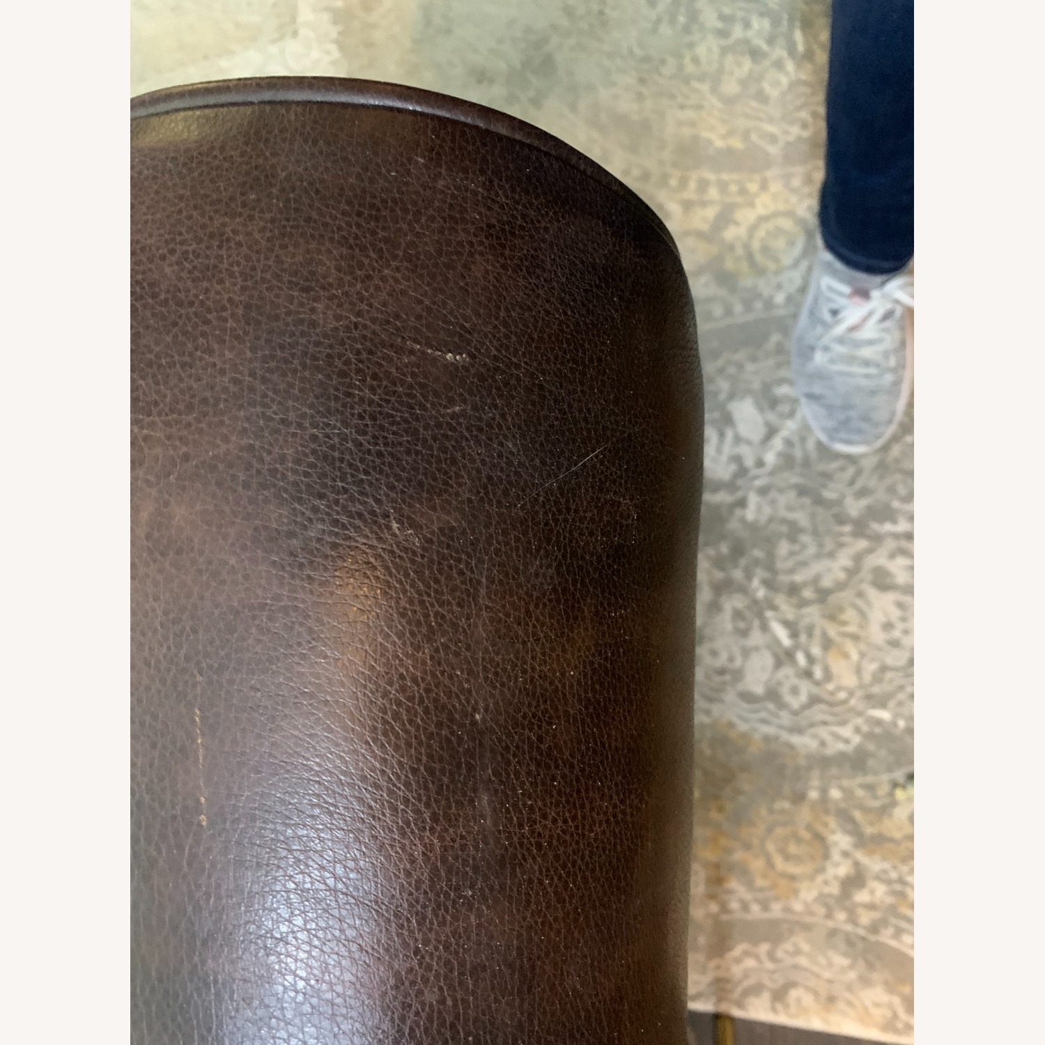 Arhaus Glenboro Cambridge Dark Brown Leather 3+ Seater Sofa - image-2