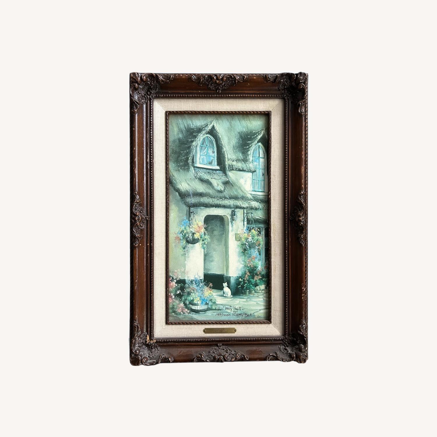 Blue Wood Wall Art - image-0