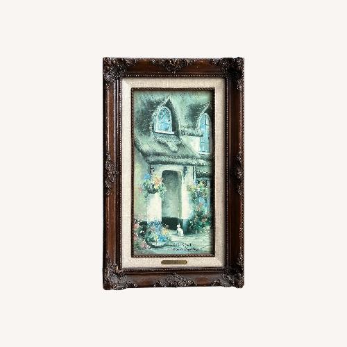 Used Blue Wood Wall Art for sale on AptDeco