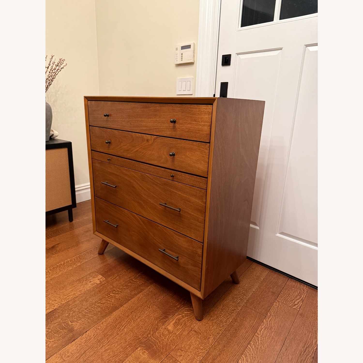 Mid-Century Chest of Drawers with Folding Tray - image-1