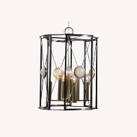 Hudson Valley Lighting Black Metal Ceiling Lamp