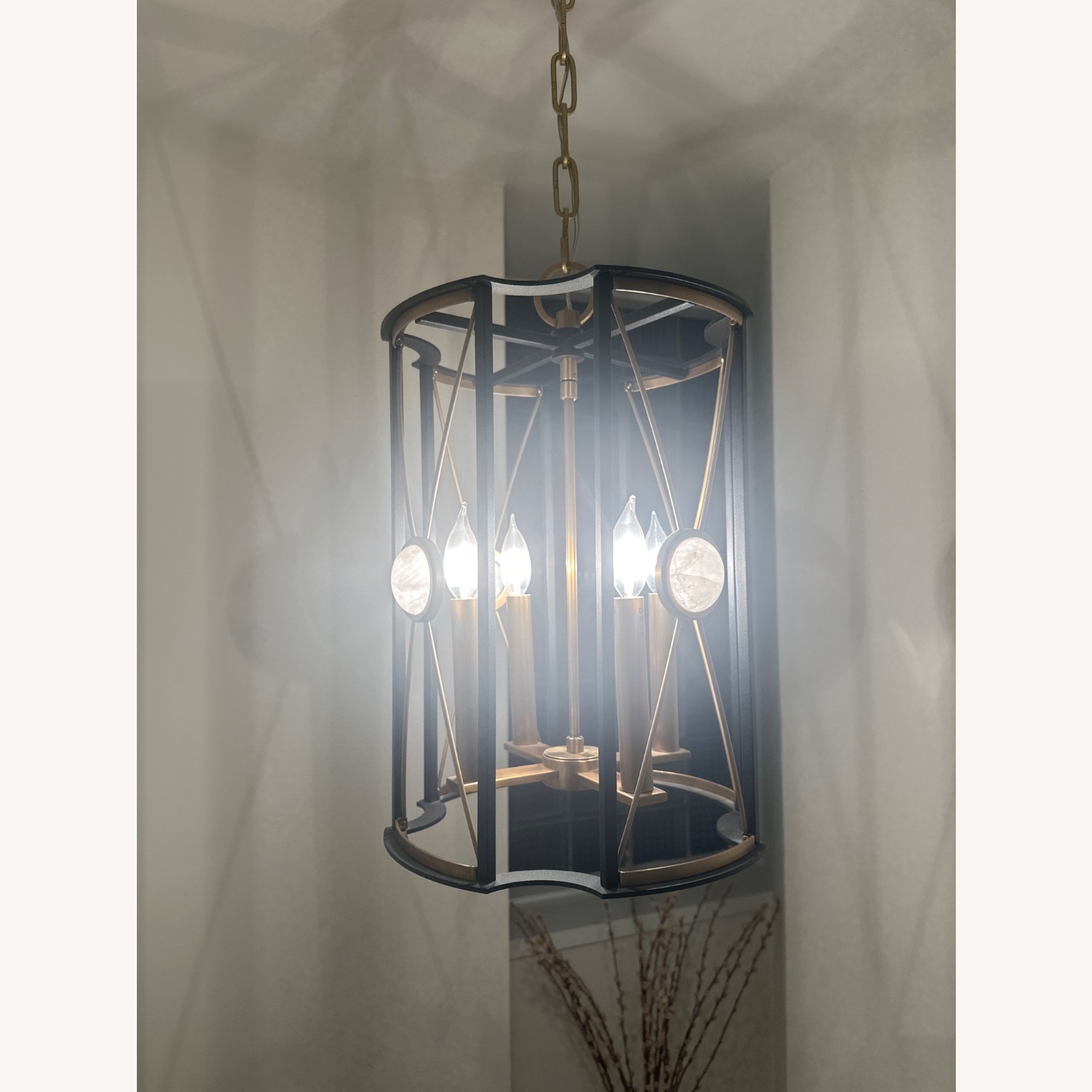 Hudson Valley Lighting Black Metal Ceiling Lamp - image-3