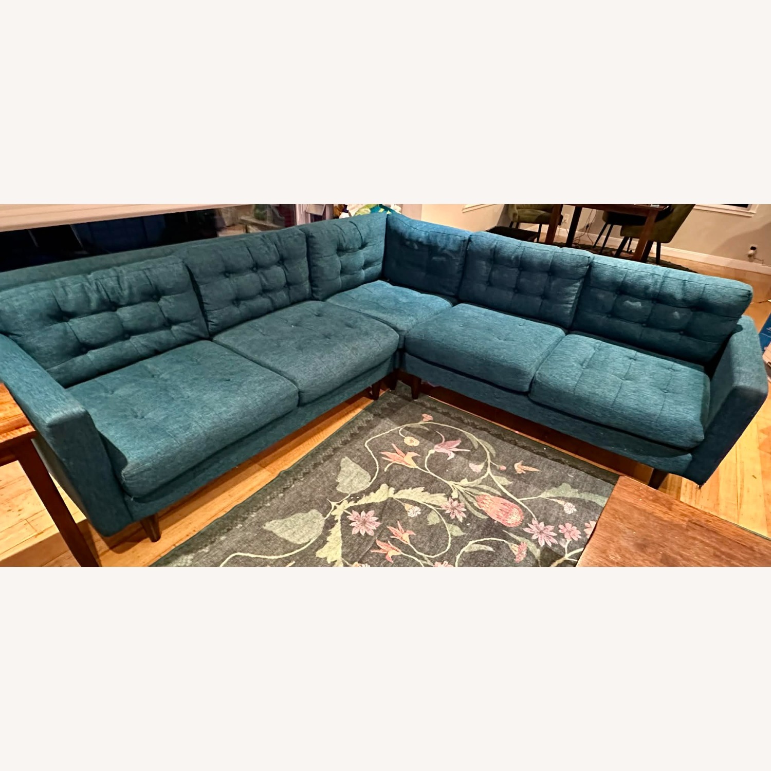 Joybird Eliot Green 3+ Piece Sectional - image-2