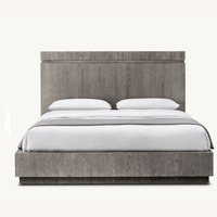 Restoration Hardware Bezier Panel King Bed