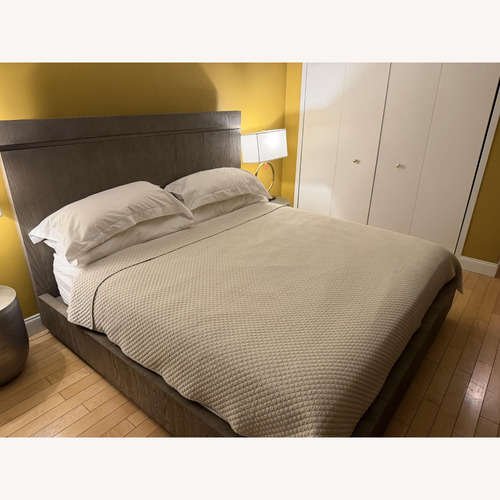 Used Restoration Hardware Bezier Panel King Bed for sale on AptDeco