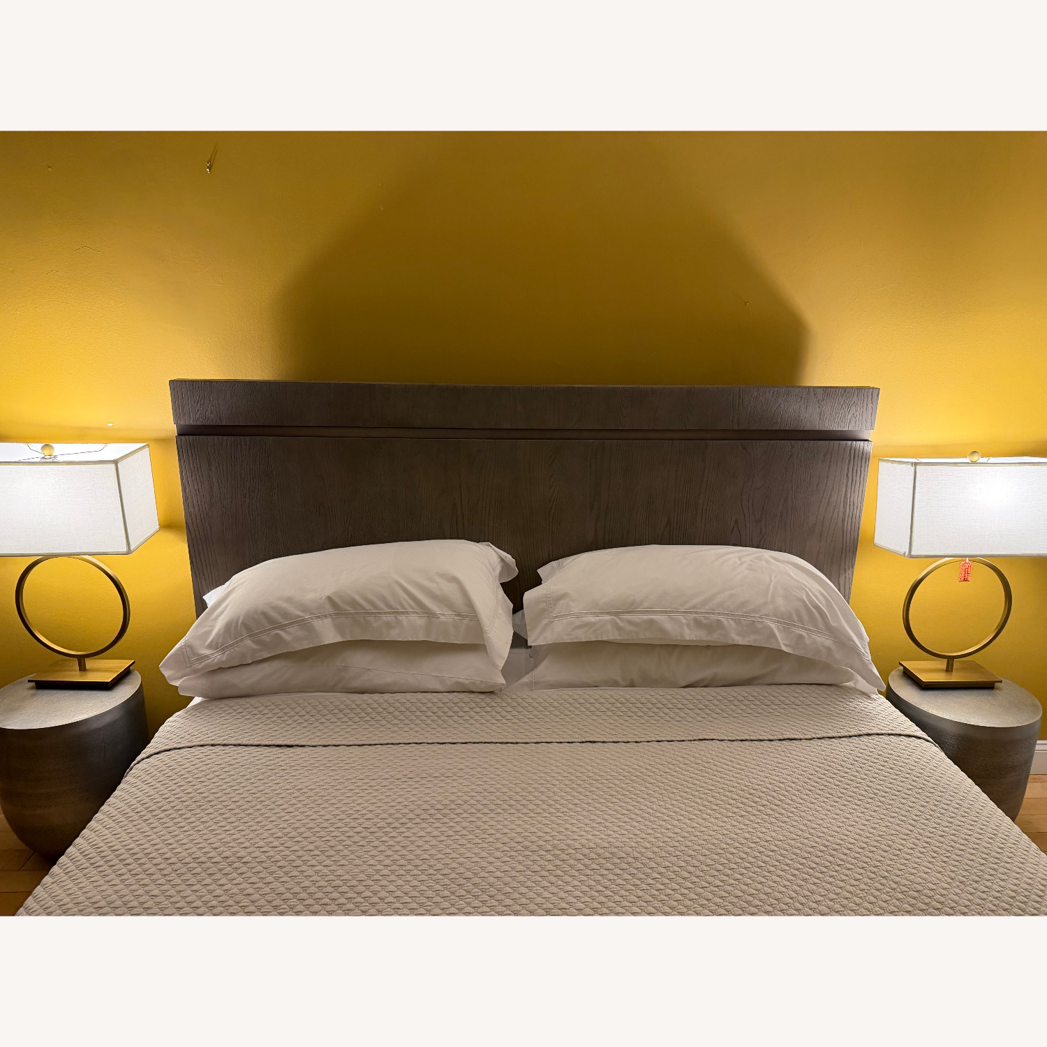 Restoration Hardware Bezier Panel King Bed - image-3