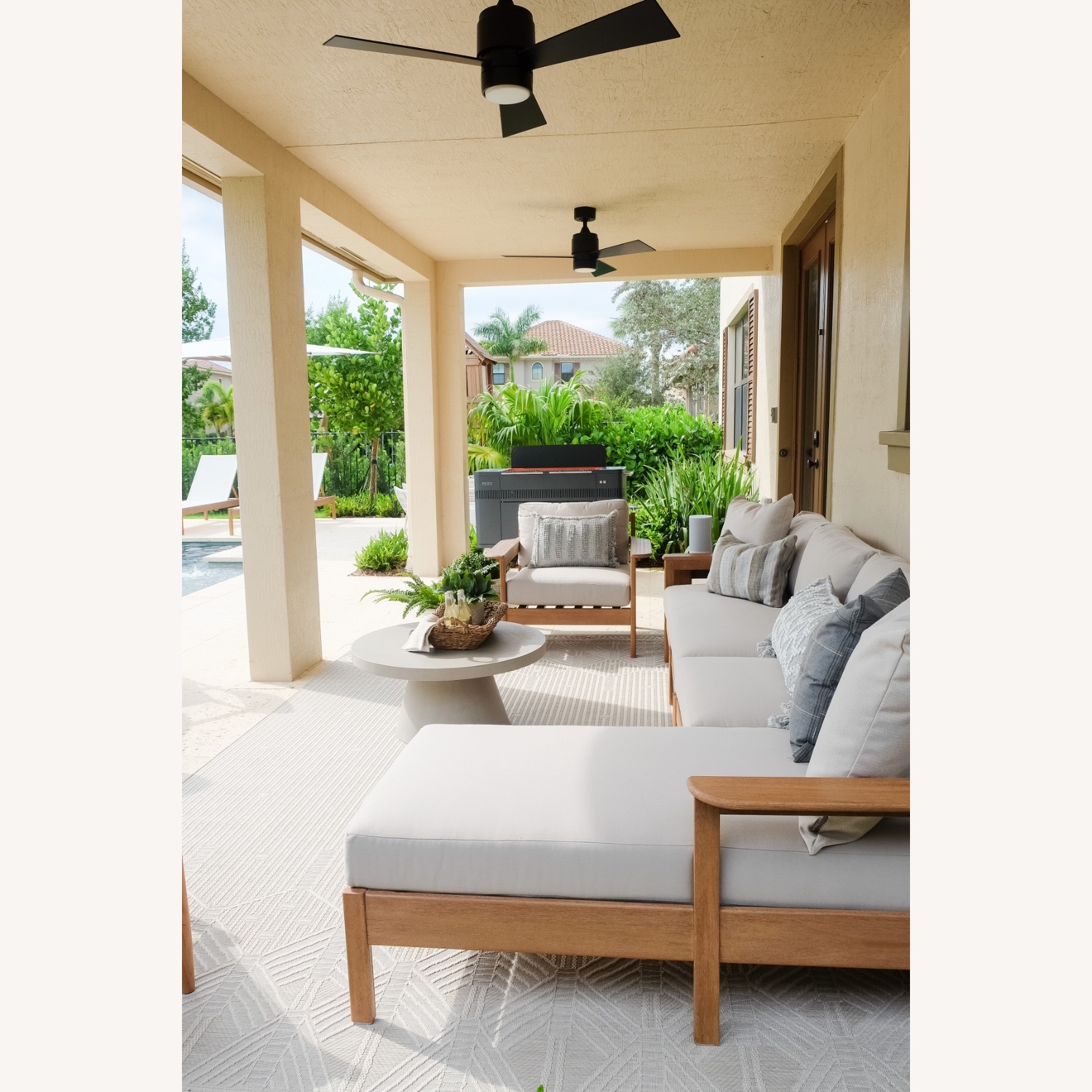 West Elm Playa Outdoor Lounge Set - image-3