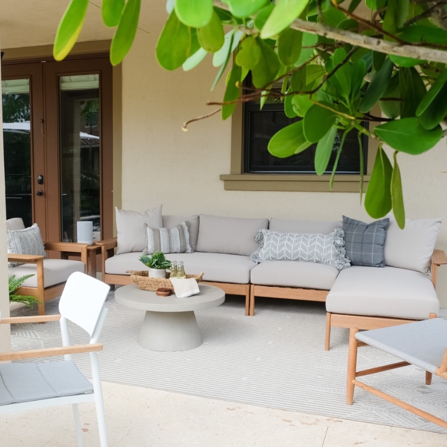 West Elm Playa Outdoor Lounge Set - image-1