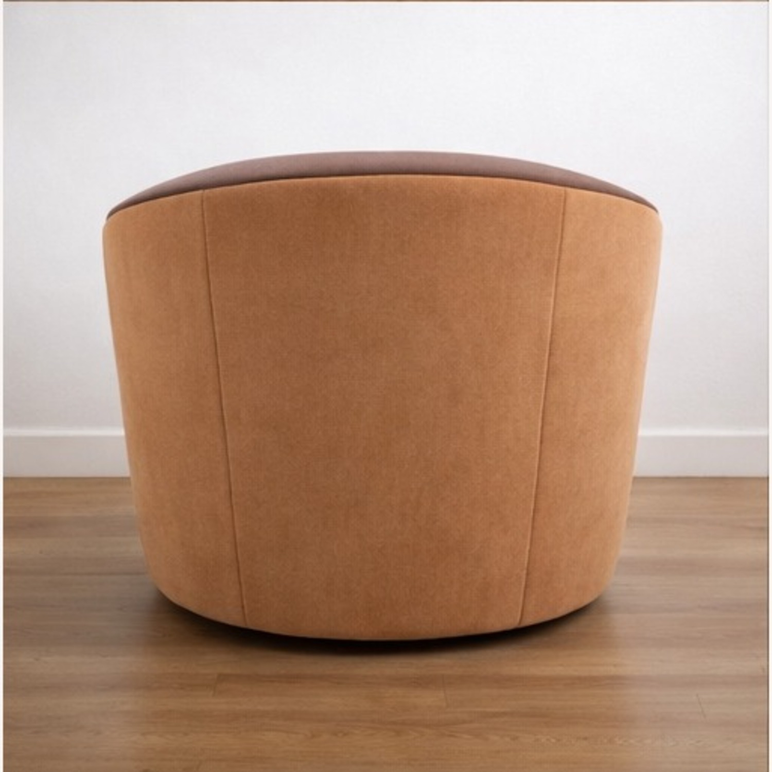 White Fabric Accent Chair - image-2