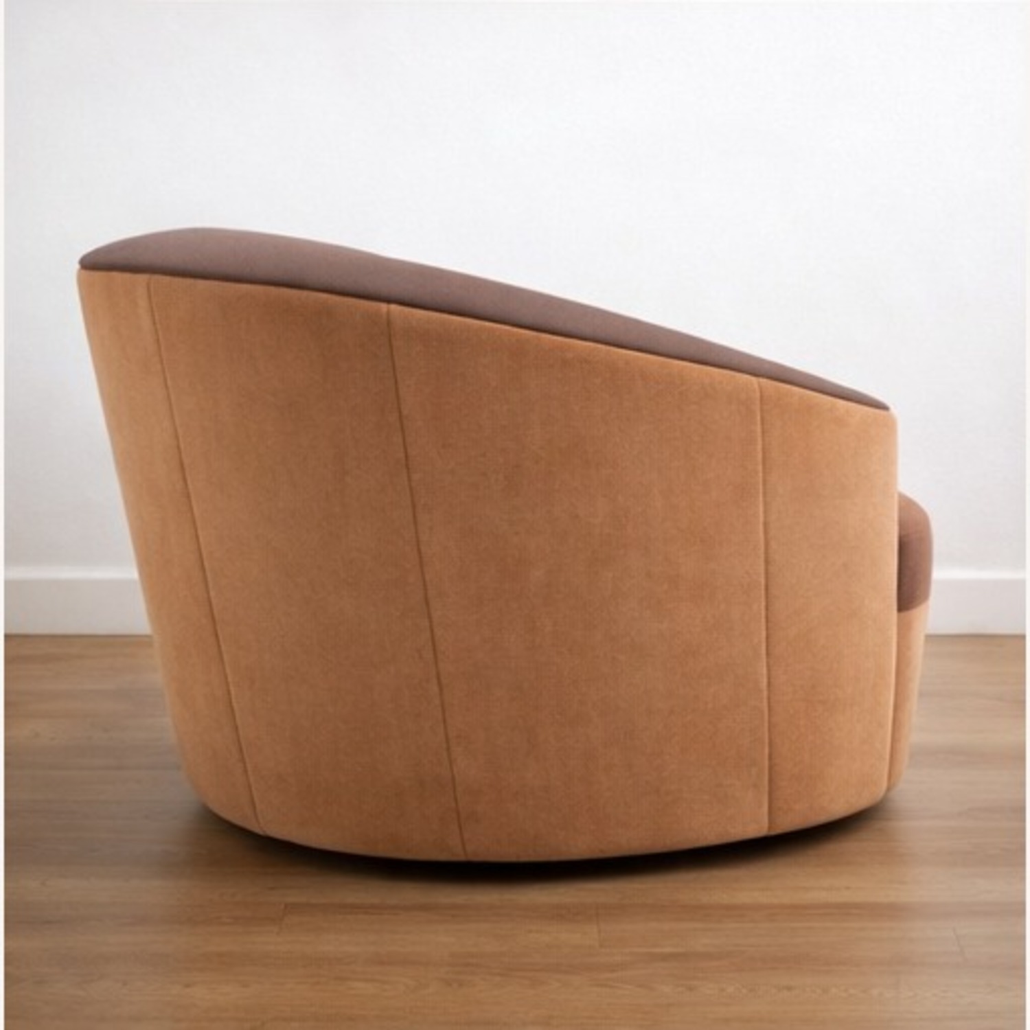 White Fabric Accent Chair - image-3