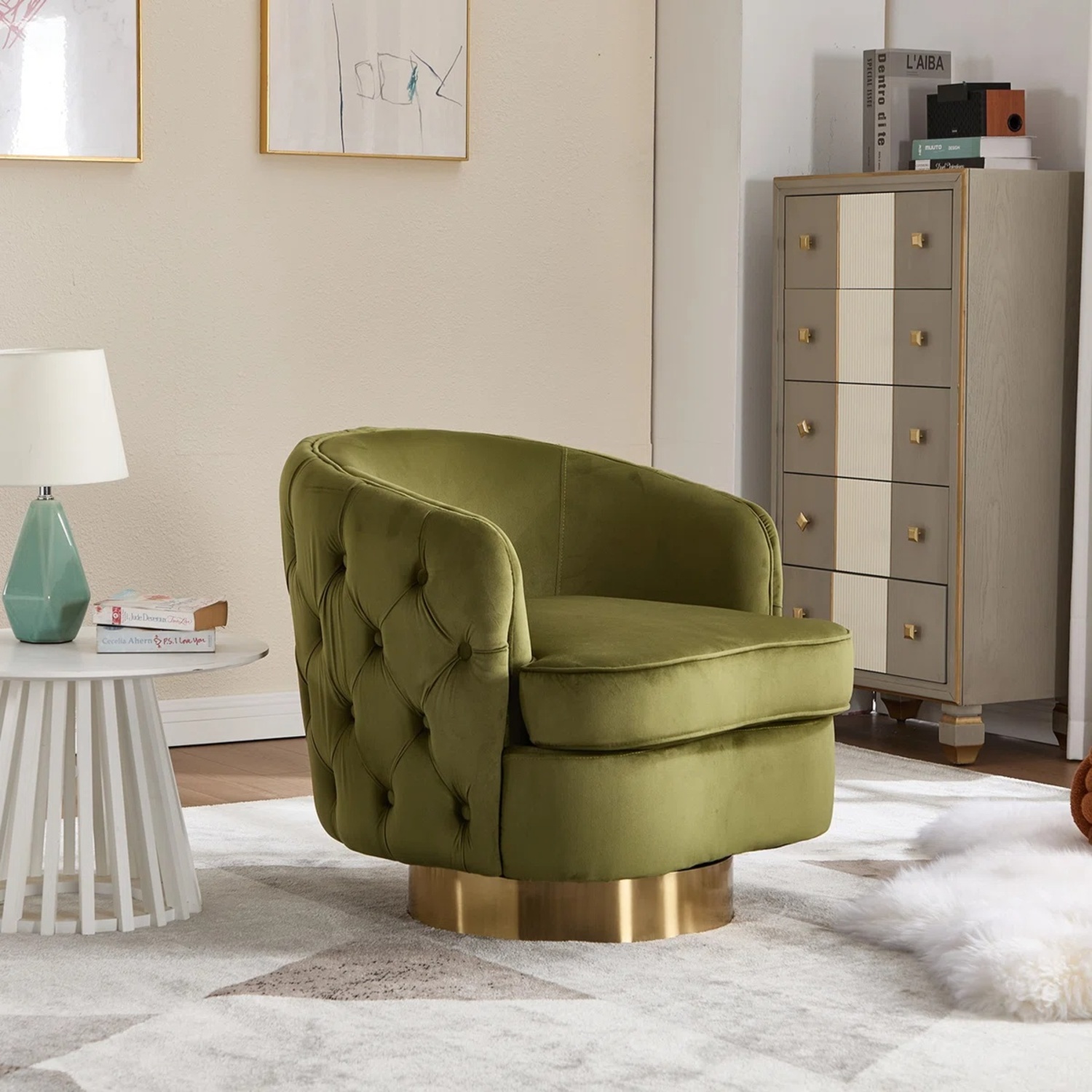 Wayfair Fabric Accent Chair - image-12