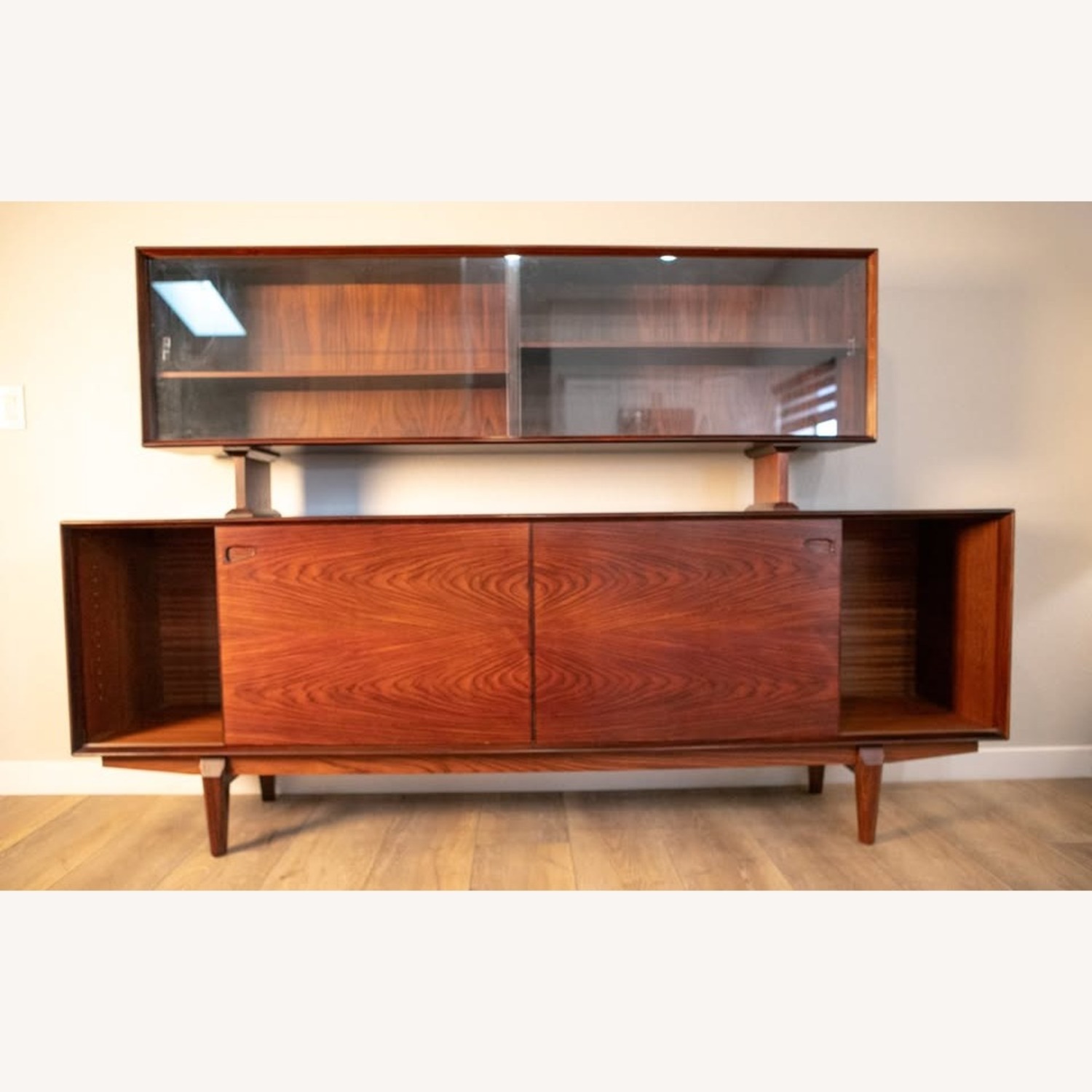 Skovby Dark Brown Wood Sideboard - image-5
