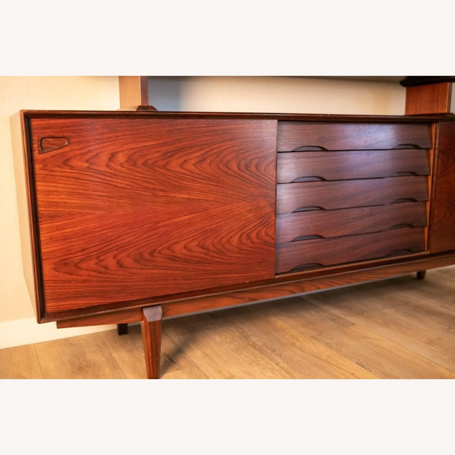 Skovby Dark Brown Wood Sideboard - image-9