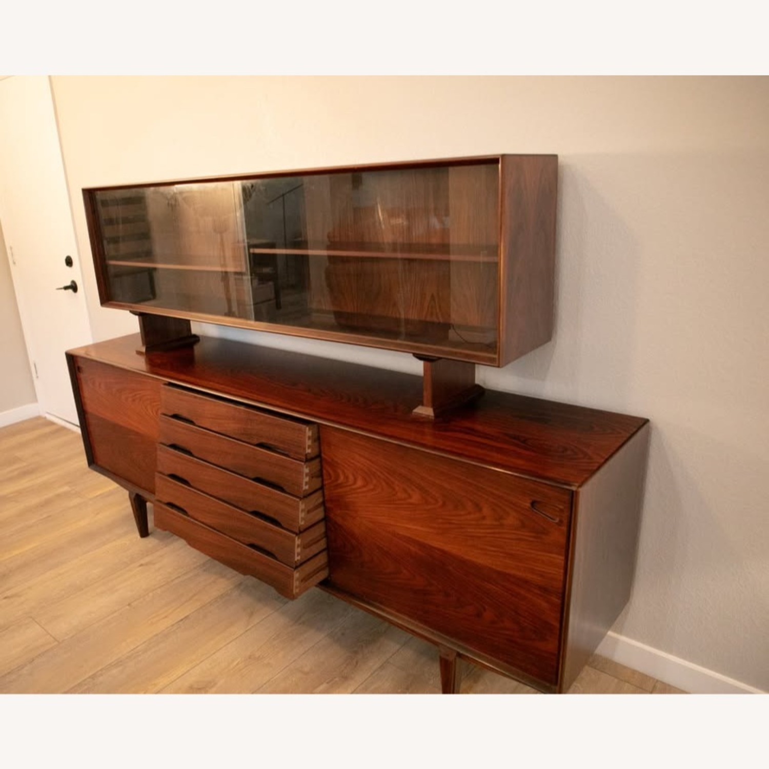 Skovby Dark Brown Wood Sideboard - image-8