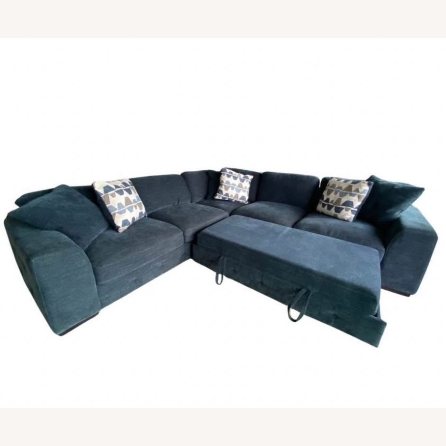Alexandria Blue Playground Sectional Sofa - image-2