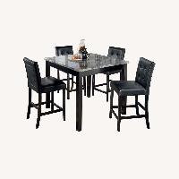 Ashley Furniture Maysville Counter Height Dining Table and 4 Bar Stools