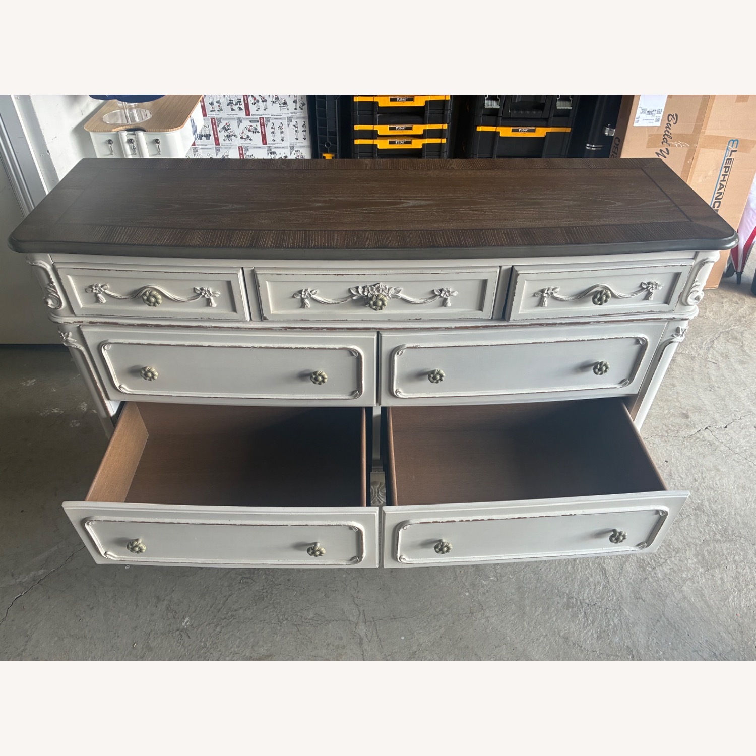 Homelegance Cinderella White Wood Dresser - image-8