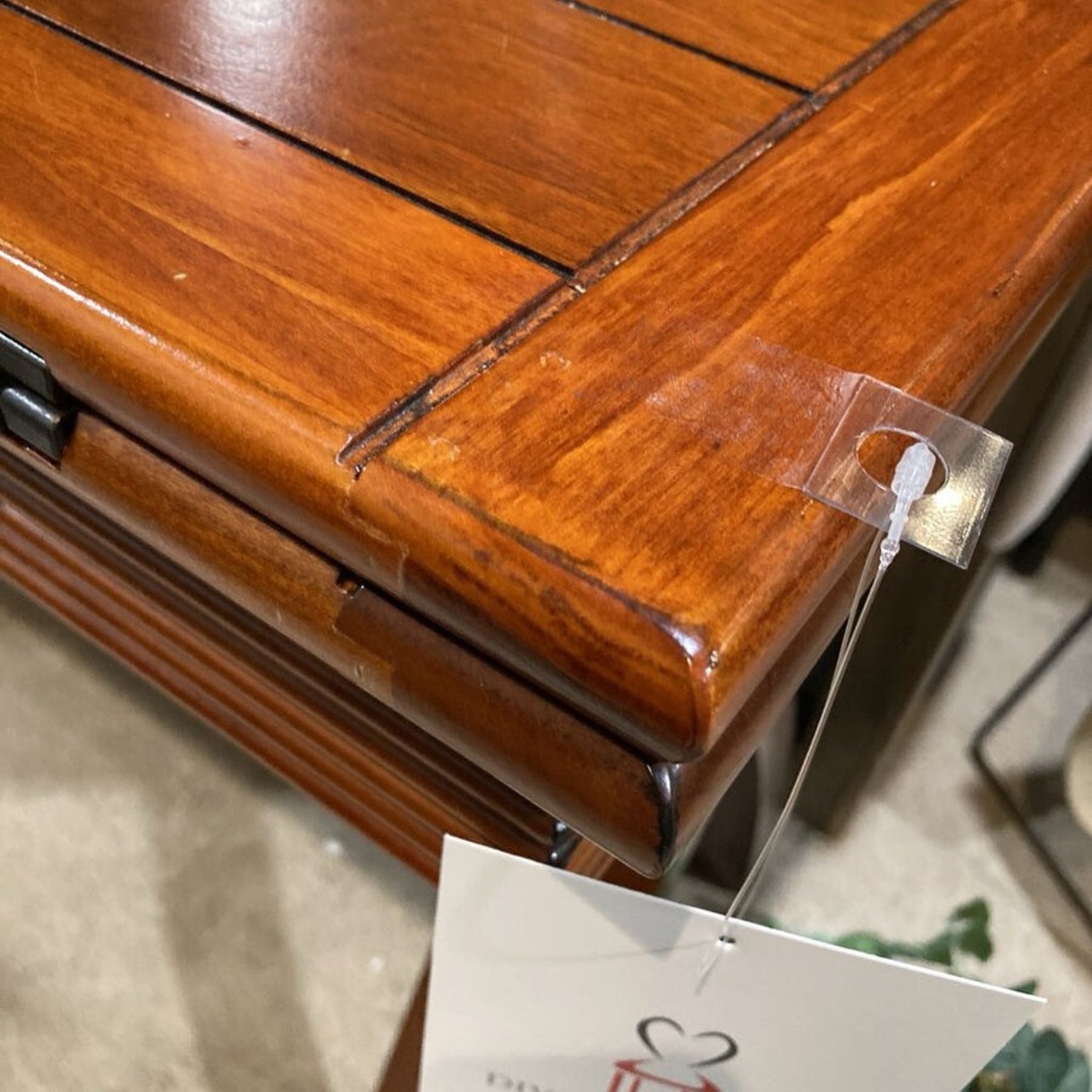 Cherry Double Drop Leaf Console Table - image-5