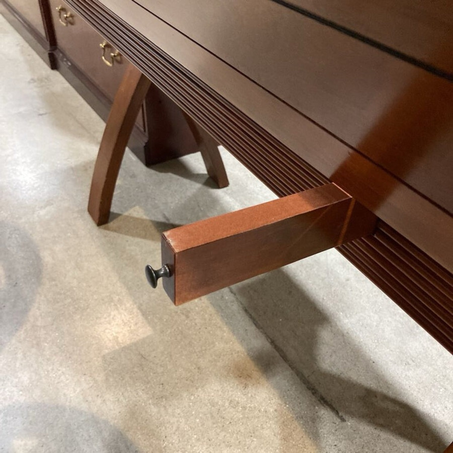 Cherry Double Drop Leaf Console Table - image-11