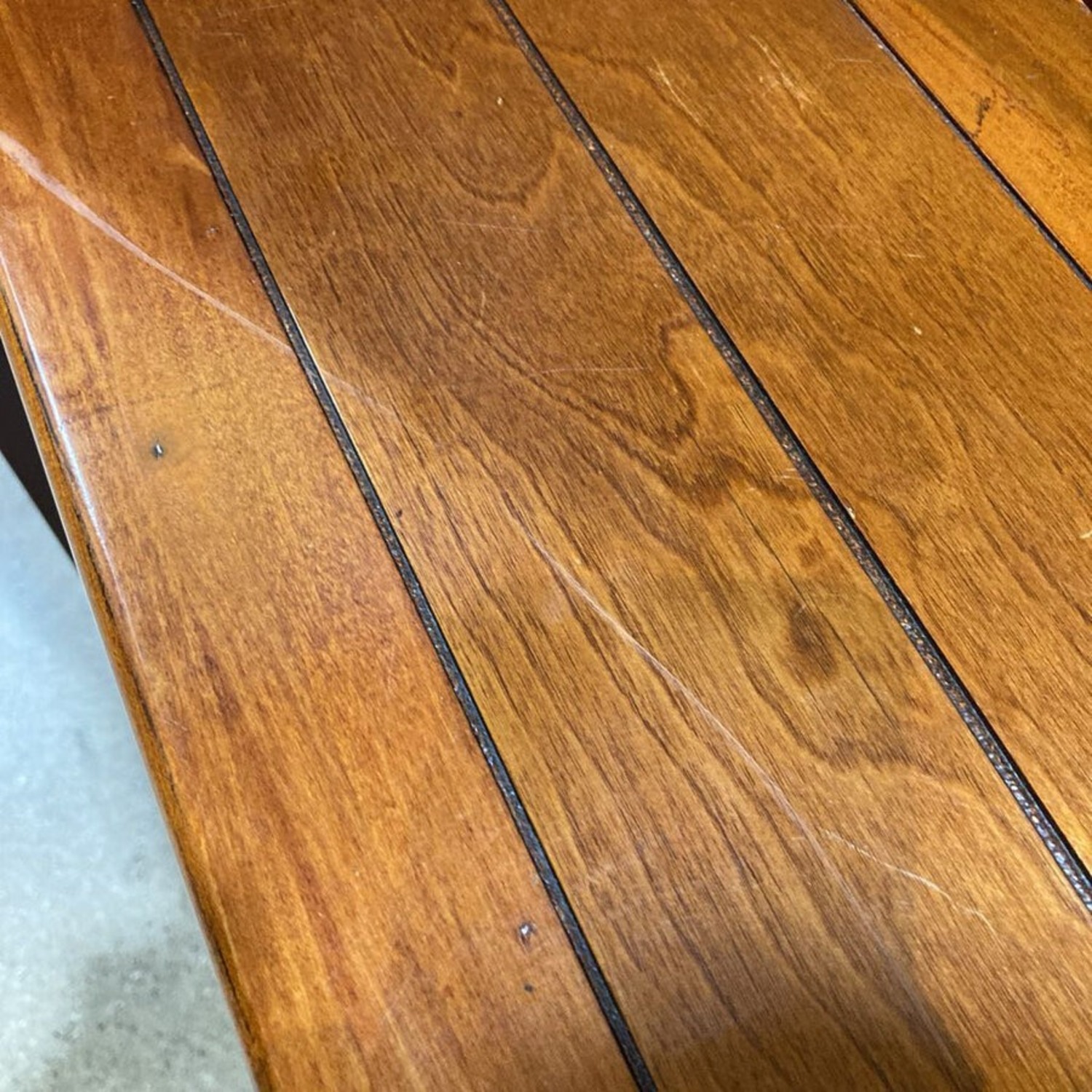 Cherry Double Drop Leaf Console Table - image-10