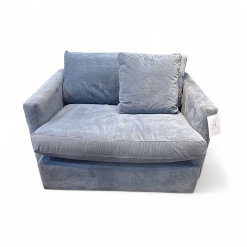 Used Crate & Barrel Velvet Chair & A Half  for sale on AptDeco